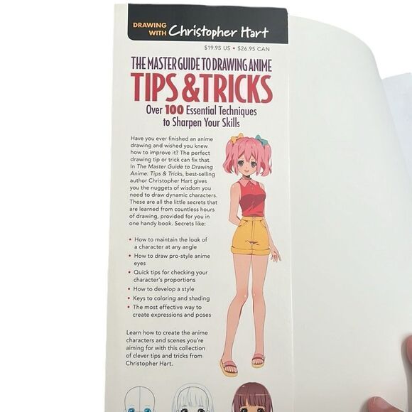 The Master Guide to Drawing Anime Book Tips & Tricks Christopher Hart Paperback - Picture 6 of 16